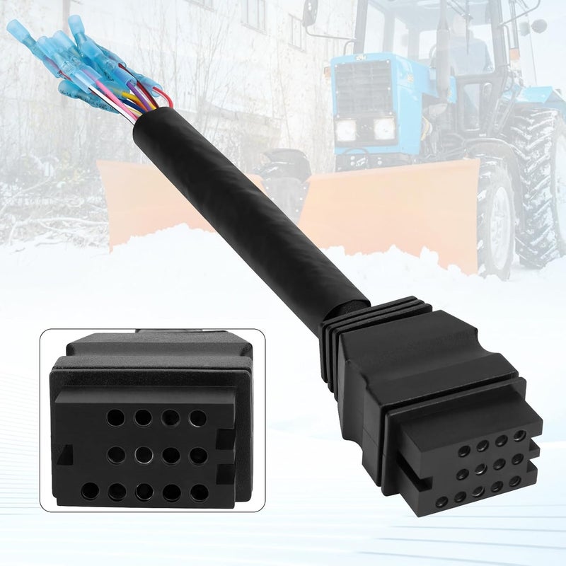 Slother 13 Pin Connector for Boss Snow Plow, Snow Plow Wiring Harness Repair Kit for Boss Snowplow Blade MSC04753 MSC04754 - Image 3